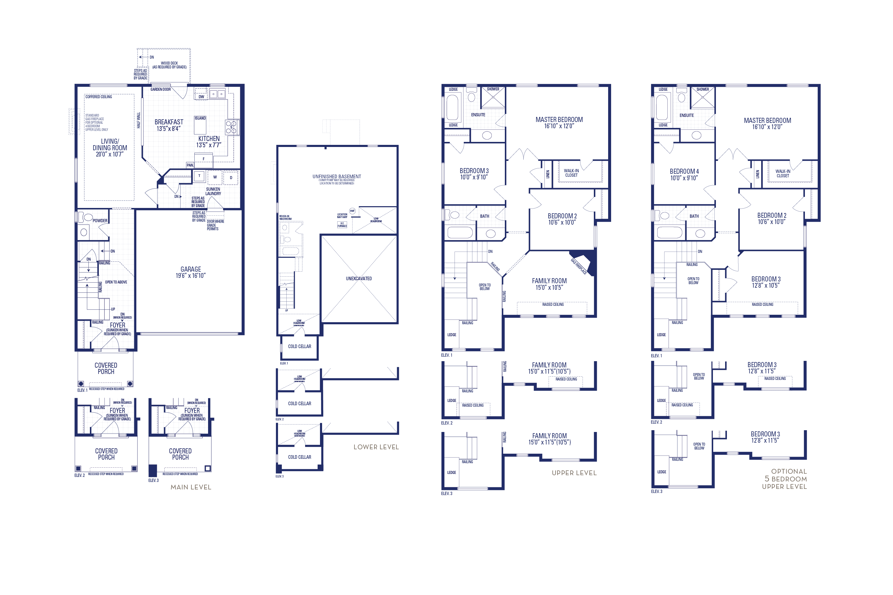 Bentley 1 floor plan — 1,968 sq.ft.