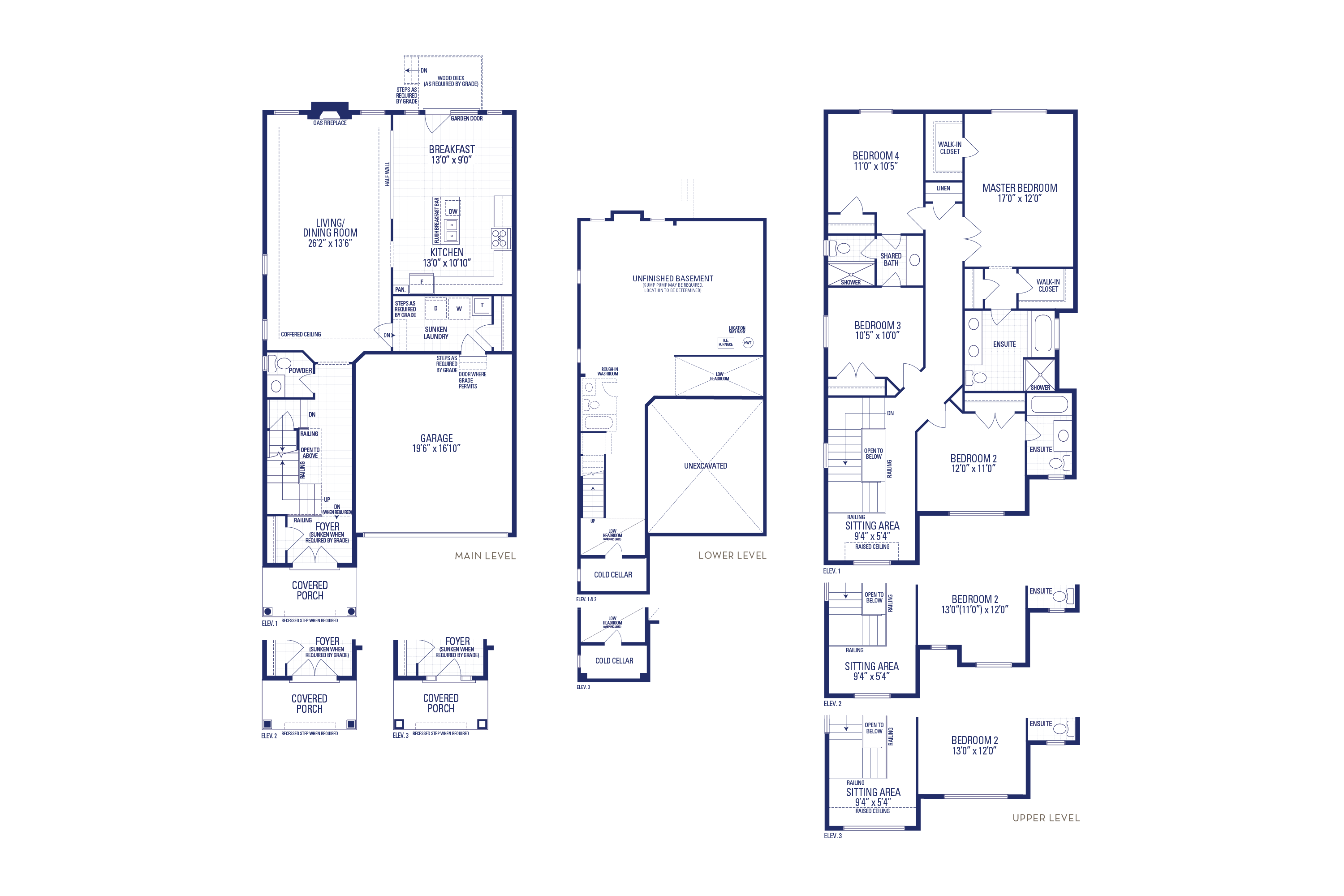 Bentley 3 floor plan — 2,408 sq.ft.